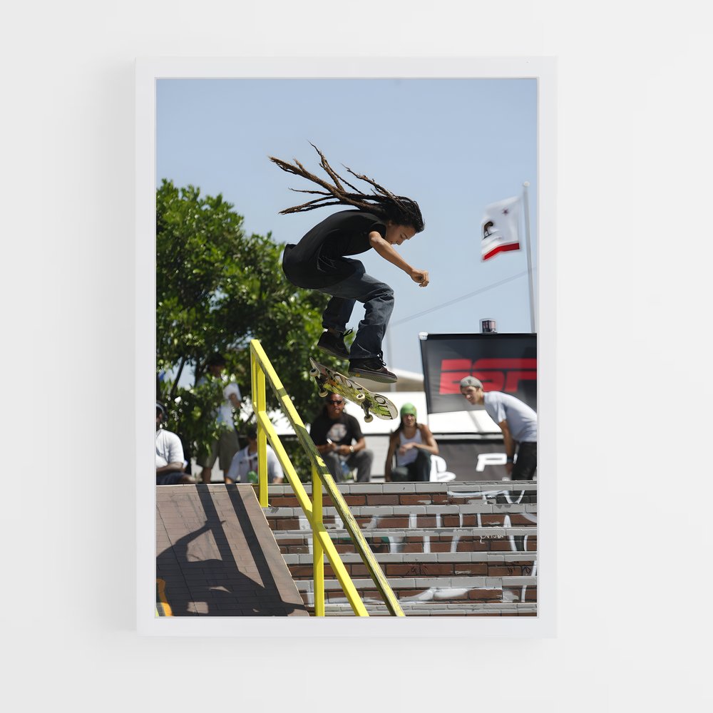 Poster Skate Night – affiche Skateboard (vue 3)